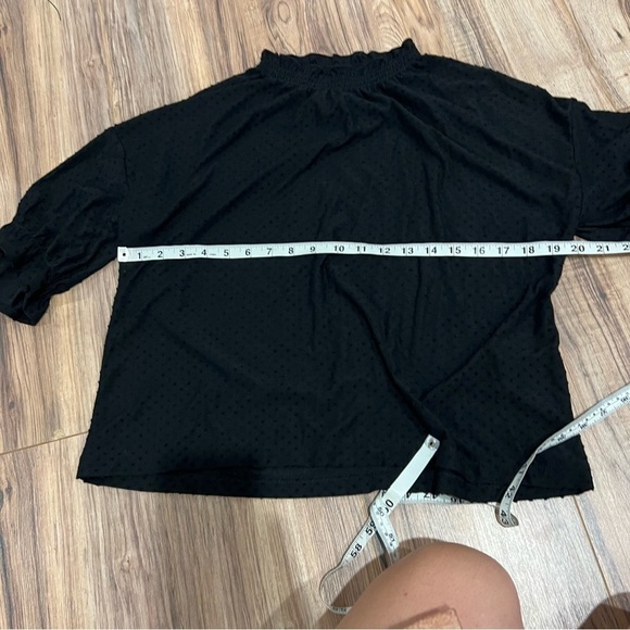 Madewell Clipdot Ruffle Turtleneck Top - Picture 6 of 10